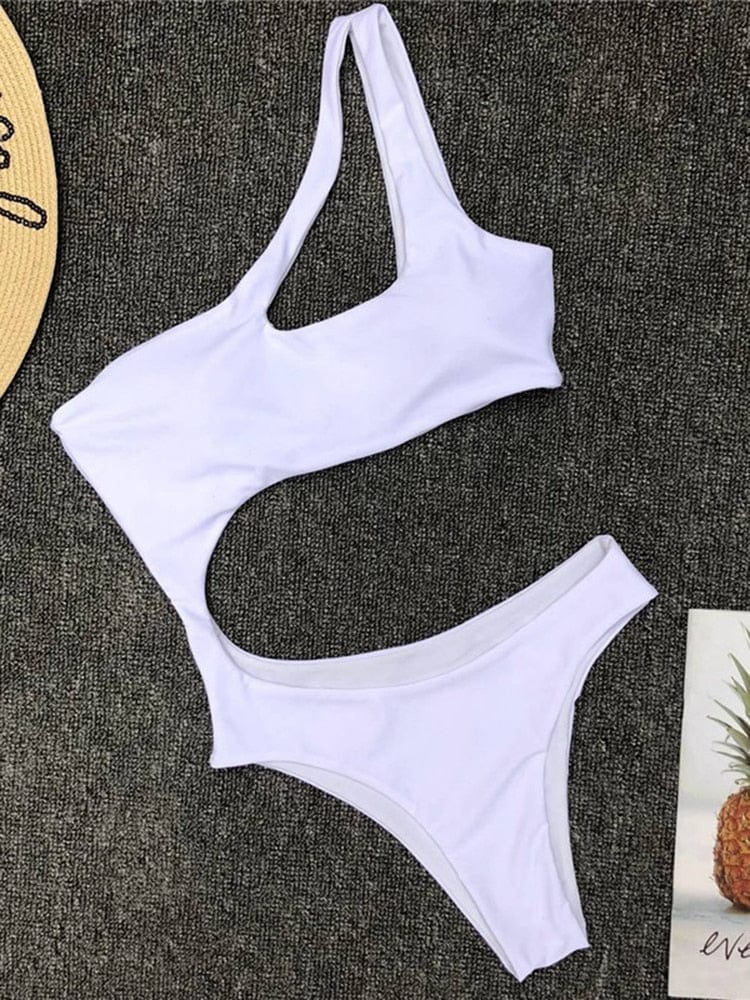 Asymetryczny strój kąpielowy monokini-Bossino