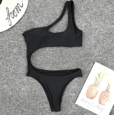 Asymetryczny strój kąpielowy monokini-Bossino