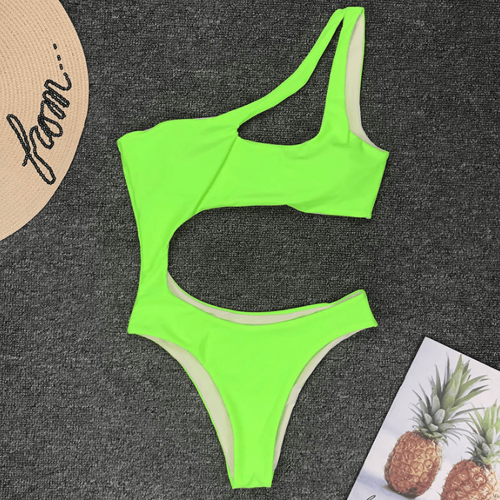 Asymetryczny strój kąpielowy monokini-Bossino
