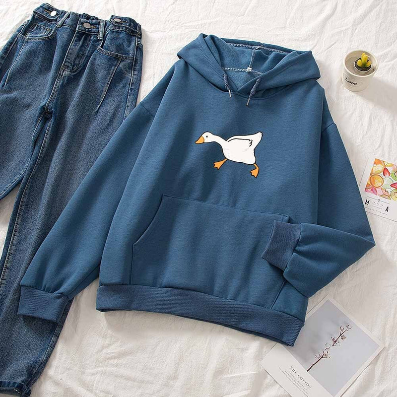 Bluza damska z motywem kaczki-Bossino