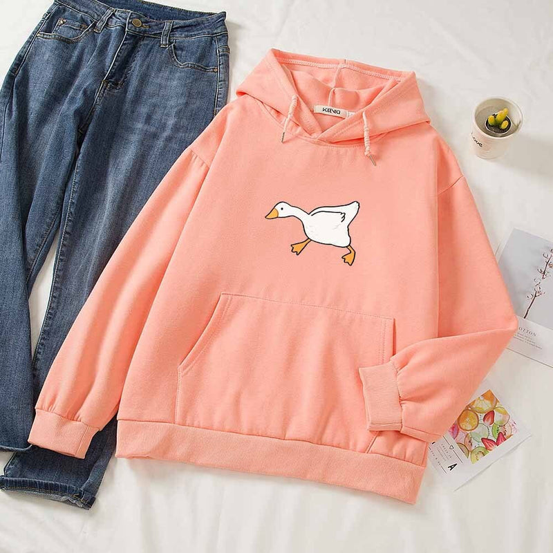 Bluza damska z motywem kaczki-Bossino