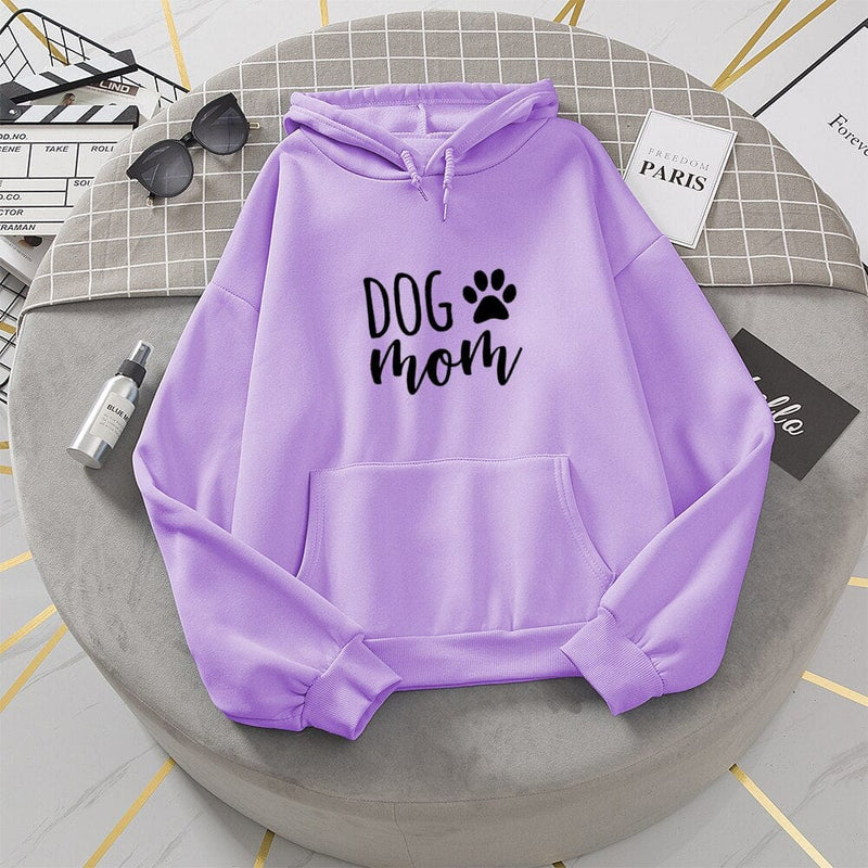 Bluza damska z napisem "Dog mom"-Bossino