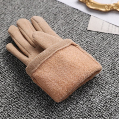 Damskie rękawiczki z kokardką-Bossino