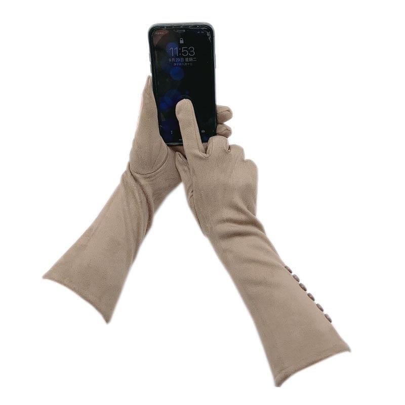 Długie damskie rękawiczki-Bossino