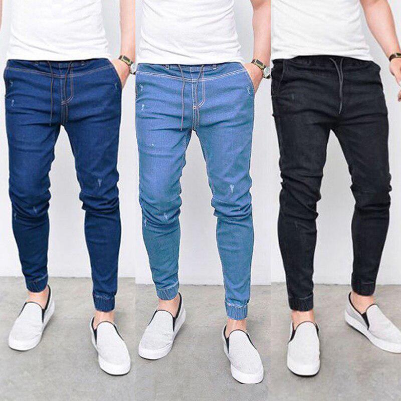 Dopasowane męskie jeansy slim fit-Bossino