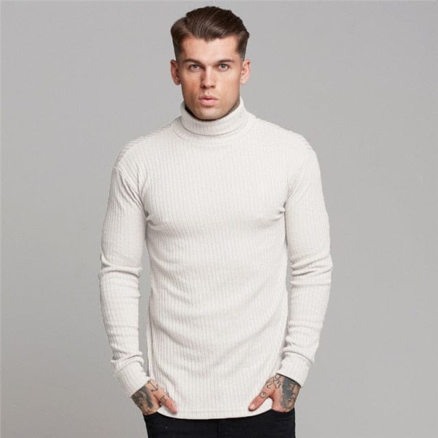 Dopasowany sweter męski-Bossino
