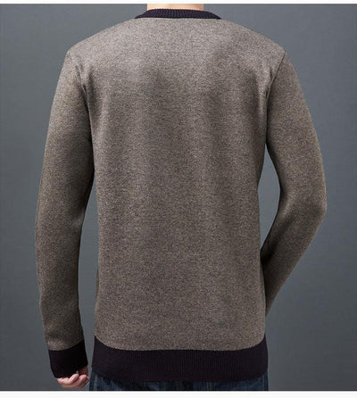 Dzianinowy męski sweter-Bossino
