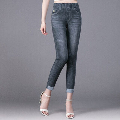 Elastyczne jeansy damskie-Bossino
