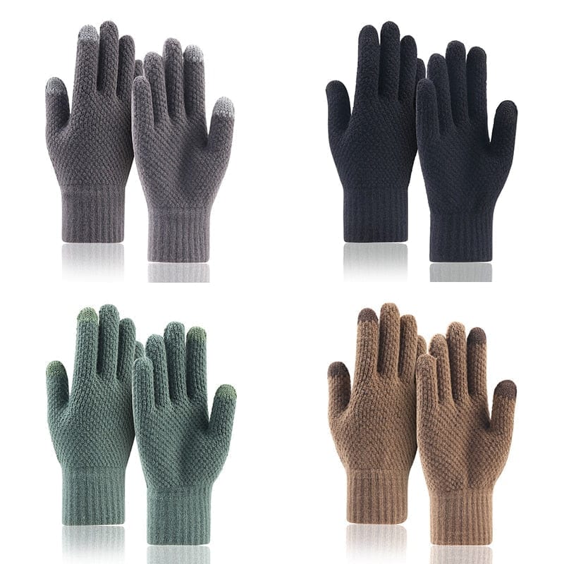 Jednolite rękawiczki na zimę-Bossino