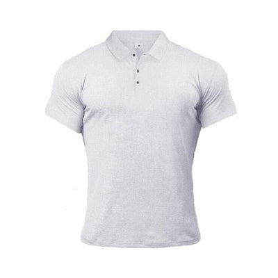 Męska koszulka polo w jednolitych kolorach-Bossino