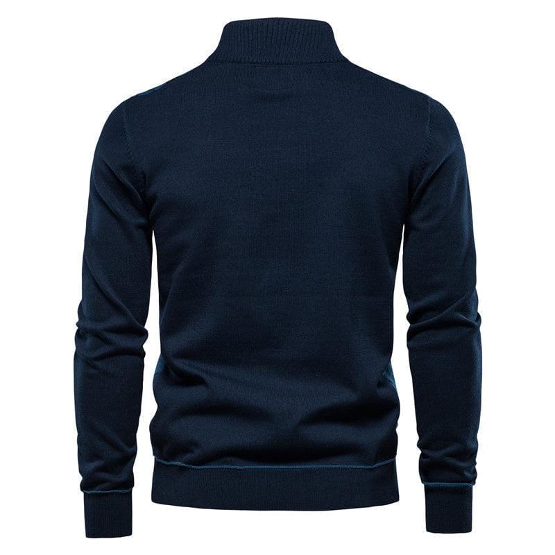 Męski sweter z motywem geometrycznym-Bossino