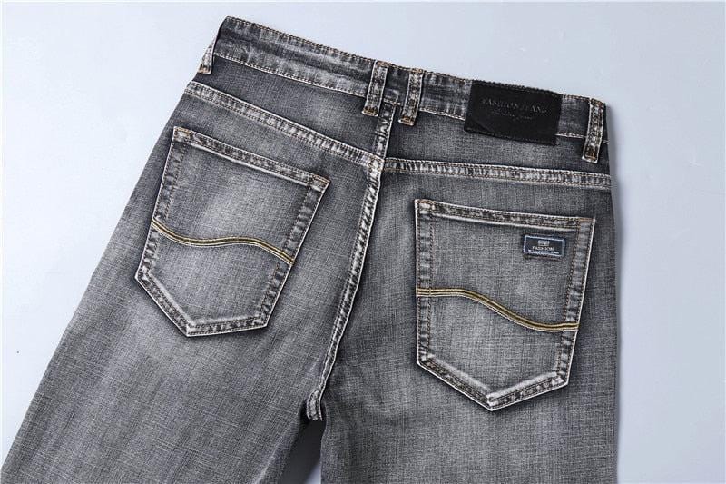 Męskie jeansy z kieszeniami-Bossino