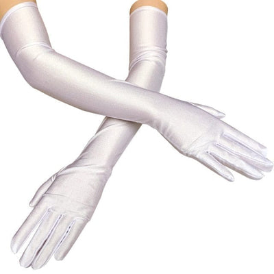 Satynowe rękawiczki w stylu retro-Bossino