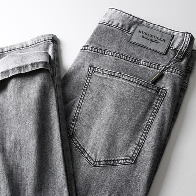 Szare męskie jeansy-Bossino