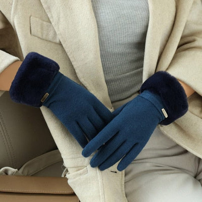 Zimowe rękawiczki damskie-Bossino